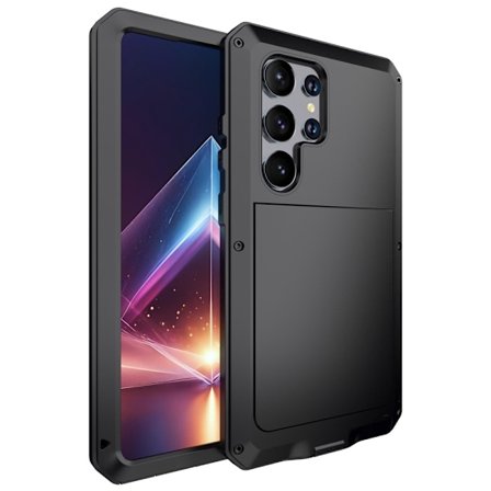 Samsung Galaxy S24 Ultra Deksel - Panserstøttende deksel + herdet glass