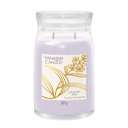 Yankee Candle Signature Jar Candles Lavender Bliss 567g - Candela Profumata