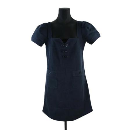 Marc Jacobs Pre-owned Pre-owned Cotton Kjole Blå, Dame