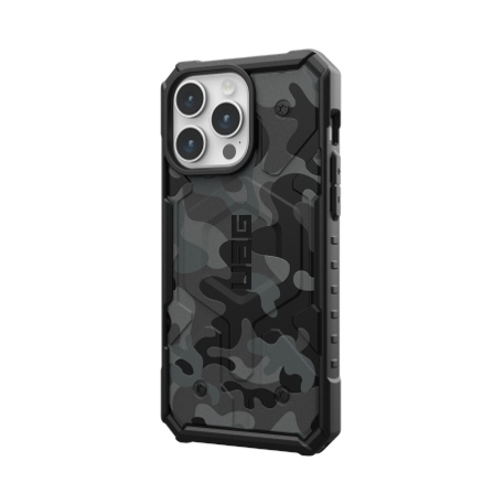 UAG Pathfinder MagSafe-fodral för iPhone 15 Pro Max - svart kamouflage