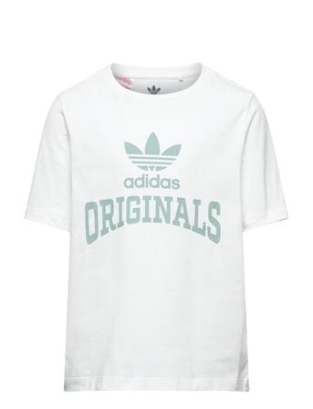 Graphic T-Shirt T-shirts Short-sleeved Vit Adidas Originals