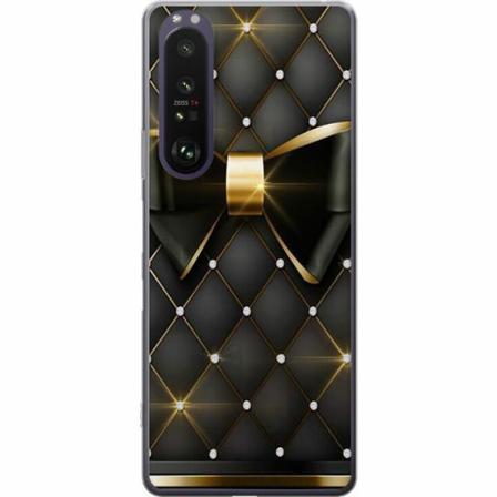 Sony Xperia 1 Iii Genomskinligt Skal Gyllene Rosett