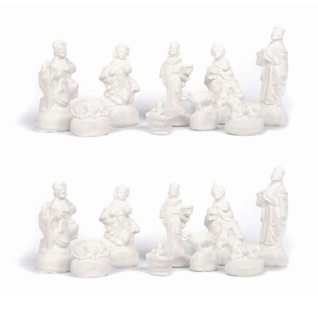 18 latexformar Santons - Julkrubba