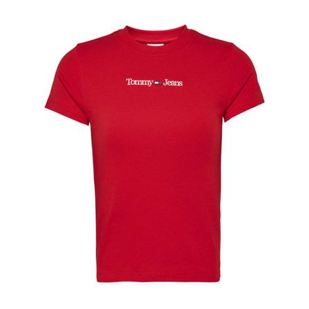 Tommy Hilfiger T-shirt , Rood , Dames , Maat: L
