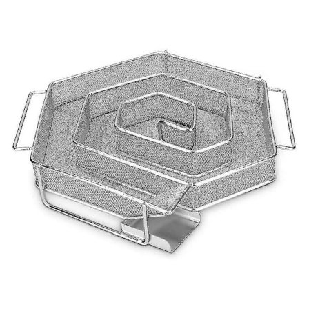 Kold Røg Generator Lavet af Rustfrit Stål - 21X18X5Cm - Spiralformet Sparbrand Kold Røg Generator (FMY)