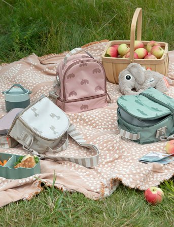 Done by Deer Kids Insulated Lunch Bag Lalee Sand - Cream - ONE SIZE