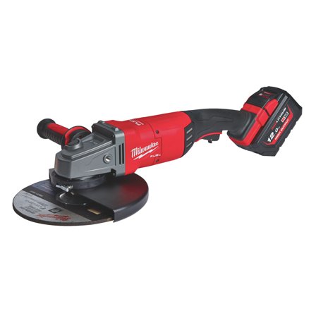 Milwaukee M18 FLAG230XPDB-121C Vinkelsliper med batteri og lader, Maskiner