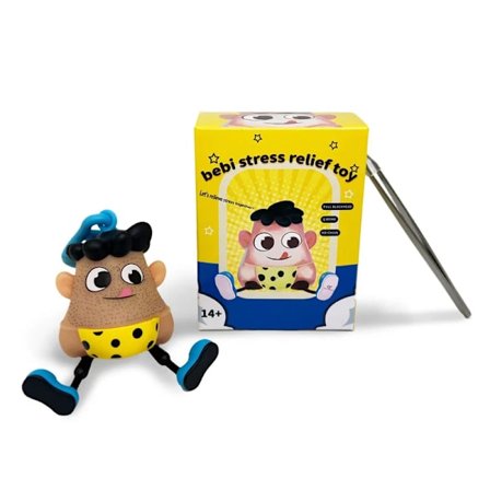 Plukke Legetøj Tegnefilm Trække Hår Skæg Hud Plukke Nøglering Bums Anti stress gave