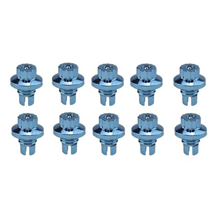 10 stk hjulkapsler leppeskruebolter dekk for nagler muttere felg erstatningsdekorasjoner pigger støvtett