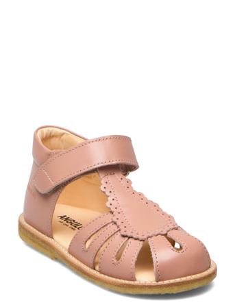 Sandals - Flat - Closed Toe - Shoes Summer Shoes Sandals Rosa ANGULUS*Betinget Tilbud