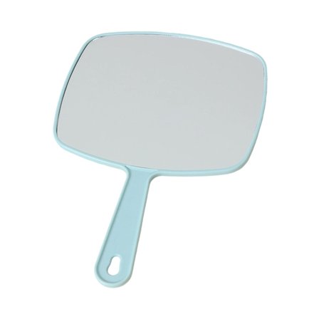 Stort Håndspeil i Full Lengde 10.2 Tommers Skjønnhetsspeil med Håndtak Høy Refleksjon for Salong Hjemmebruk