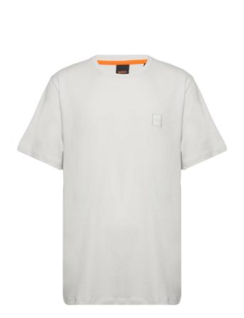 Tales T-shirts Short-sleeved Grå BOSS*Betinget Tilbud