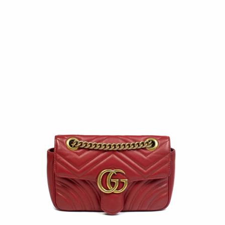 Gucci Vintage, Pre-owned Cross Body Bags Rood, Dames, Maat:ONE Size,suede
