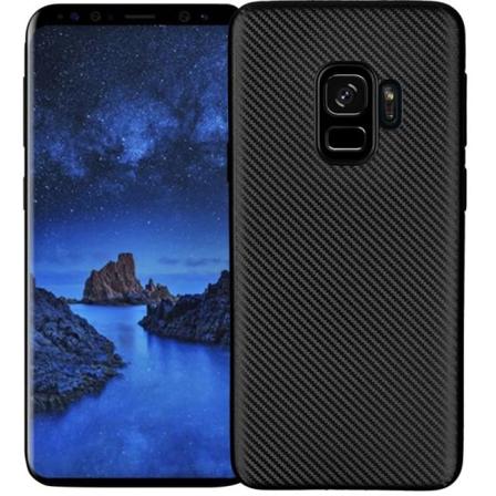 Samsung Galaxy S9 Iskunkest v suojus FullCarbon V2 Svart