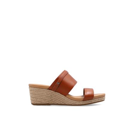 Ugg, Ebele Wedge Mules Bruin, Dames, Maat:38 EU