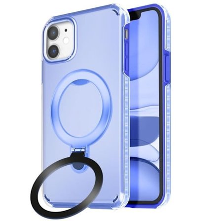 Coque MagSafe - iPhone 11 - Stødabsorberende - Fleksibel Støtte - Blå