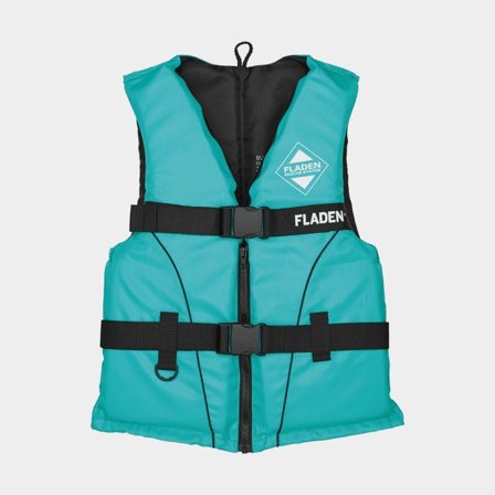 Jachtařská vesta Fladen Fishing FRS 50N, tyrkysová, Medium (50 - 70 kg)