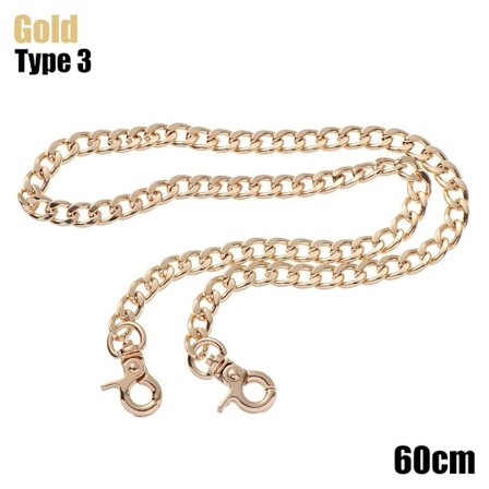 Veske kjede skulderveske stropper GULL 60 CMTYPE 3 TYPE 3 - spot salg Gull