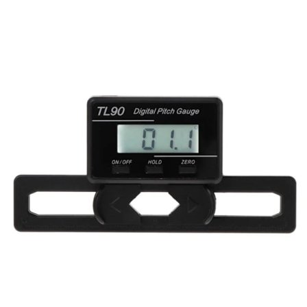 LCD Digital Pitch Gauge Skruv Pitch Gauge med Gyro Sensor för RC-flygplan