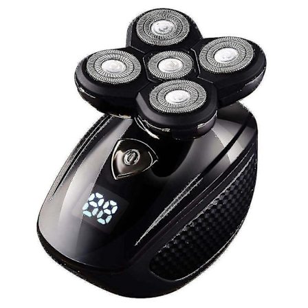 5 hodet menn beste skallede hodehår remover elektrisk barbermaskin glatt hodeskalle våt tørr