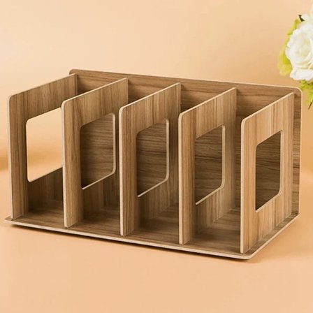 Sammenleggbart CD-stativ i tre DVD-stativ Bokstativ[co]