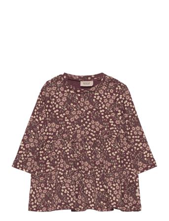 Jersey Dress Sessa Purple Wheat