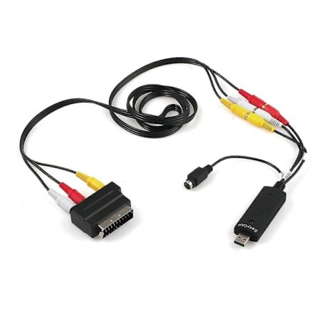 Usb2.0 Vhs Till Dvd-omvandlare Ljud Video Capture Kit Scart Rca-kabel För Win10