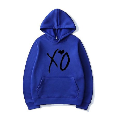 The Weeknd trykte hettegensere Xo Mote Print Hettegenser Herrer Kvinner Harajuku Hip Hop Genser Hoodie Topper .i