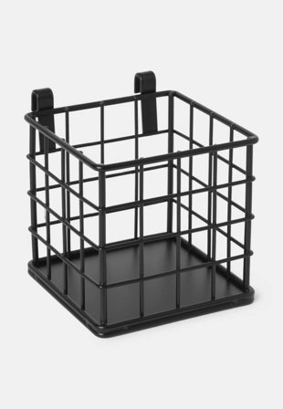 Åhléns Home Förvaringskorg med krokar KOSTER 10x10x10 cm Förvaring Svart ONESIZE