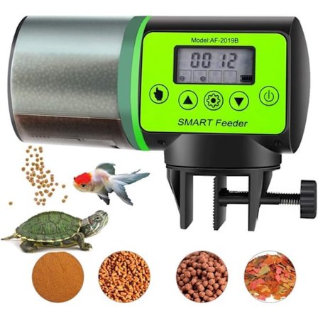 Automatisk fôringsautomat - 200ml - Akvarium - Fiskefôringsautomat