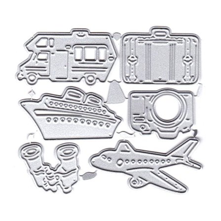 Reise Metall Skjære Dies Stencil Pregeverktøy DIY Papirkort Album Dekor