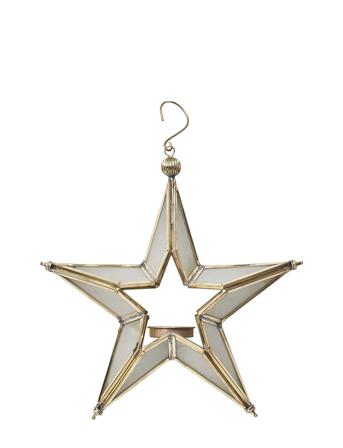 Auria Star H24.5 Cm. Home Decoration Christmas Decoration Christmas Baubles & Tree Accessories Hopea Lene Bjerre