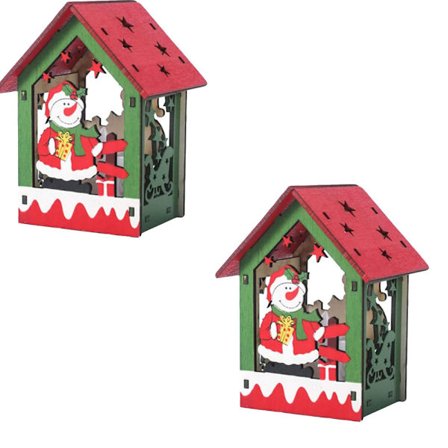 Bordsdekoration Julby Dekoration Ljus Upp Julpynt