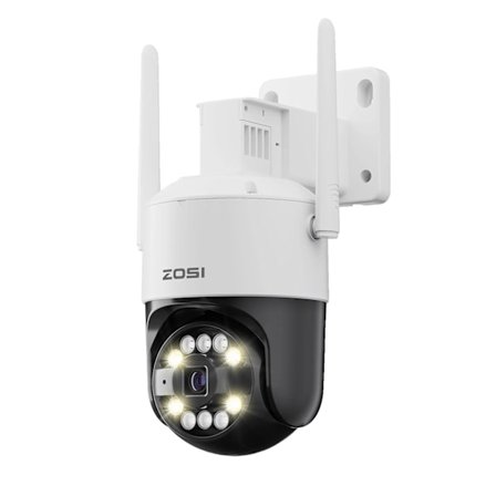 ZOSI CCTV Säkerhetskamera, 8MP Ultra HD, AI Mänsklig Detektion,8MP INGEN TF-kort