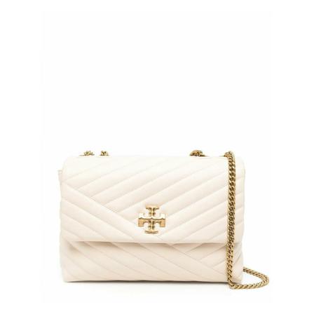 Tory Burch, Shoulder Bag 90446 Beige, Dames, Maat:ONE Size,leer