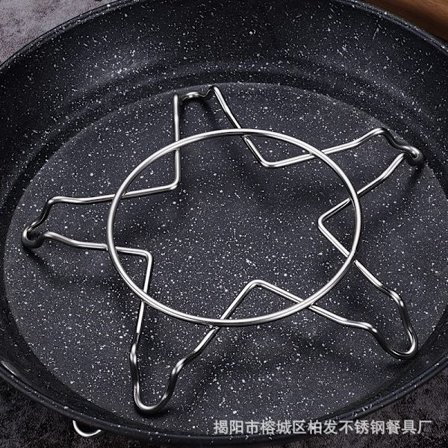 304 rustfrit stål fortykket fembenede gaskomfur, komfurramme