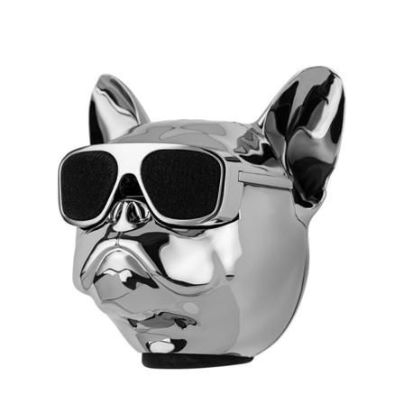 French Bulldog-högtalare Trådlös Touch Dog Head Bluetooth högtalare