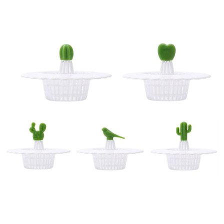 5kpl Lattiapoiston cover viemärin hajunpoistoaine pesualtaan hiussuodatin