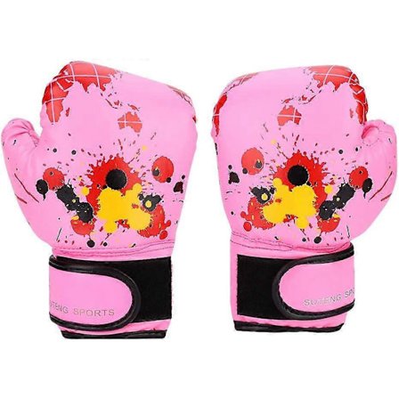 Barnehansker for boksing, Punchinghansker for barn, Mini boksehansker Junior for gutter jenter, Treningshansker for boksing[D]