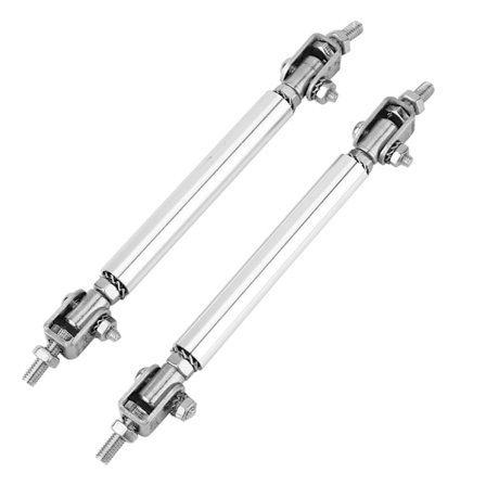 2 kpl 75 mm auton puskurin suoja huuli tanko Splitter Strut Tie Bar tuki etu taka universaali