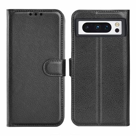 Google Pixel 8 Pro Plånboksfodral med Stativ - Svart
