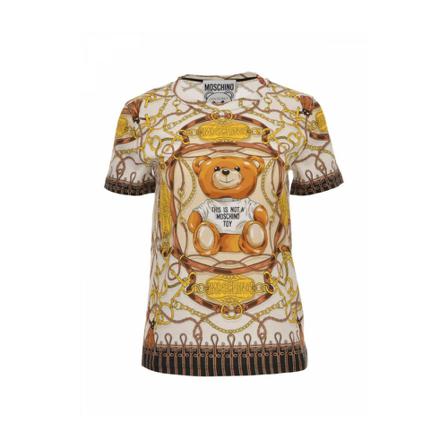 Moschino T-Shirts Gul, Dame