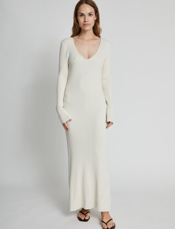 Bruun & Stengade Bs Alexandra Regular Fit Dress - Cream - S