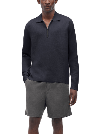 SAMSOE Saguna Hz Polo 15392 Tröjor Herr Blå XXL