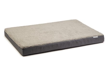Zira Memory Foam Hundeseng, Grå - 100cm