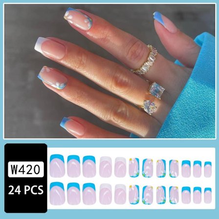 French Fake Nails False Nail W420 W420