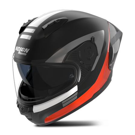 Casco Integral Nolan N60-6 Sport Contrasto Negro/Naranja Mate S