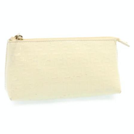 Fendi Vintage, Pre-owned Bag Beige, Dames, Maat:ONE Size,leather
