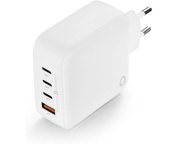 Andersson-WLC-G2500 - Wall Charger PD 100W 3xUSB-C 1xUSB-A White-100 W vegglader med tre USB-C- og én USB-A-kontakt-Power-Mobilladere