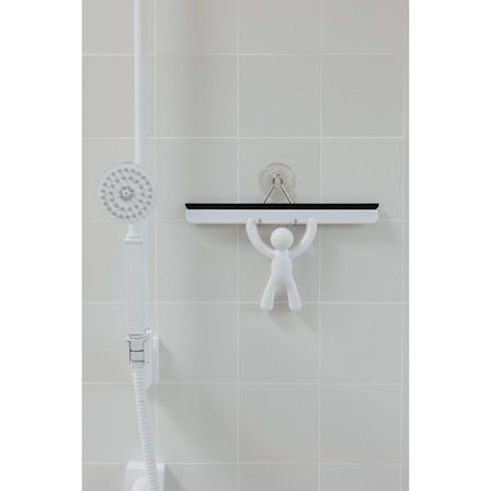 *Dusjvisker hvit farge, Liten menneskeformet vindusvisker husholdning cl*